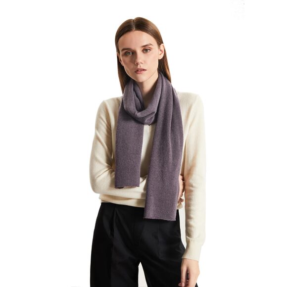 Grееnmоunt Accessories - Women's Scarf 100% Cashmere Knitted Scarf Shawl Plant Dyeing 6438